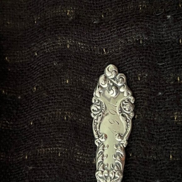 Sterling Silver Christening Spoon - Dated 1901 & Engraved Ethel - Picture 4 of 6